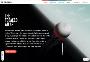 Webpage Image of the Tobacco Atlas