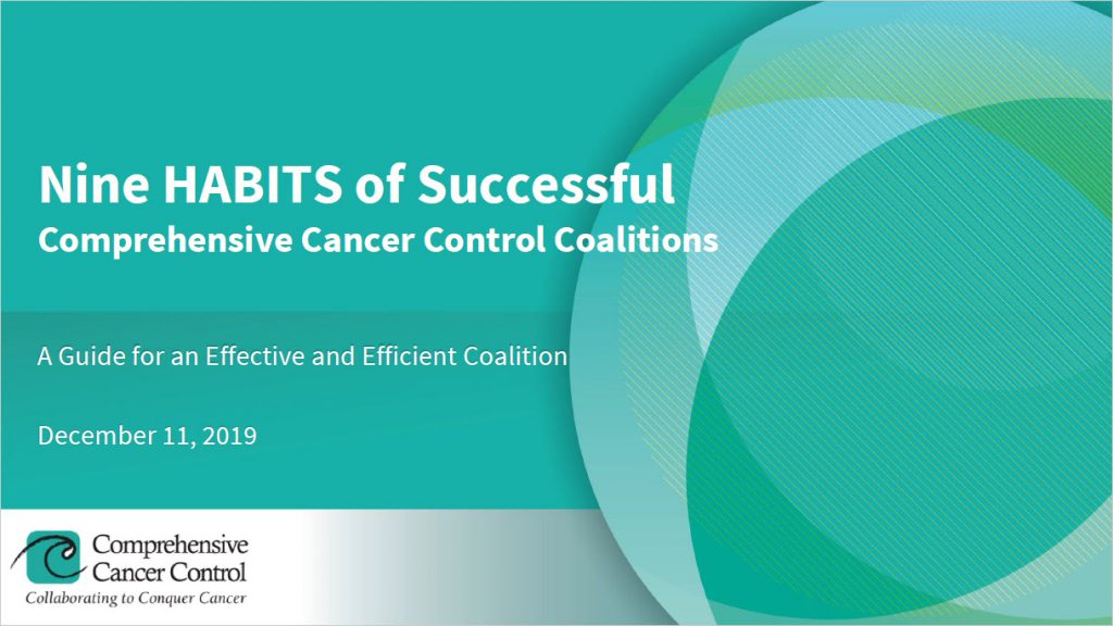 Title Slide of Nine Habits Webinar